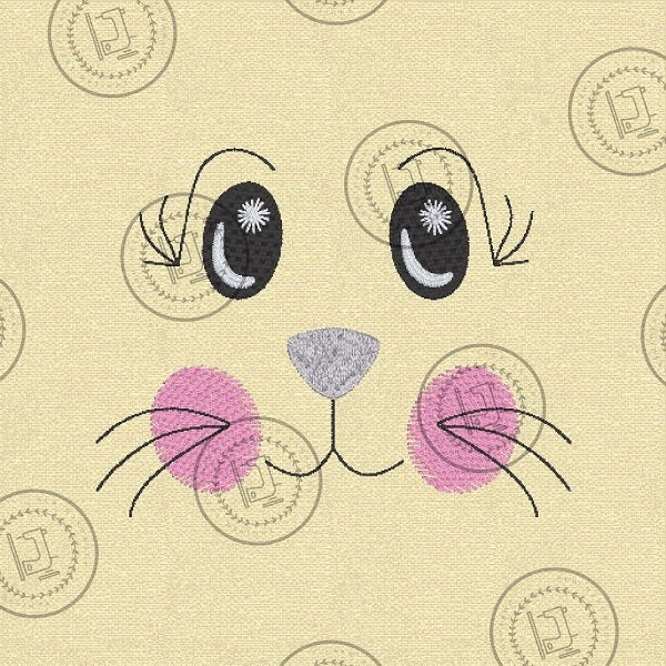 CUTE FACE Embroidery Design - CF24s 3 x 4