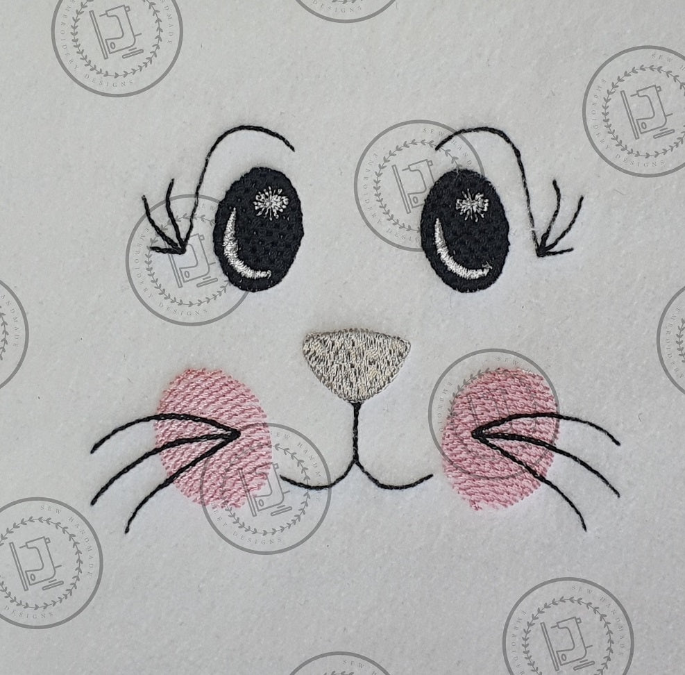 CUTE FACE Embroidery Design - CF24s 3 x 4